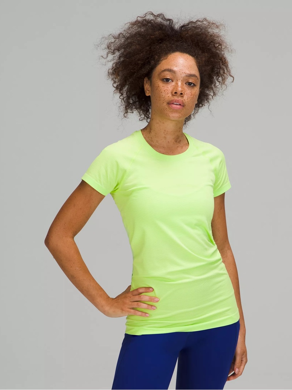 Lululemon Swiftly Tech Short Sleeve 2.0 Neon Lime Size 8
